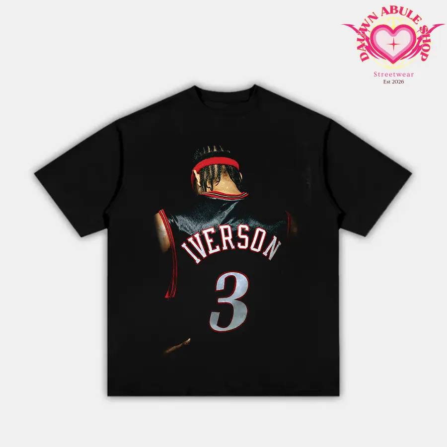 Adult and Youth Allen Iverson V3 Graphic T-Shirt, summer tee, vintage y2k, graphic tees, mens clothing, youth boys clothing, kids clothing, streetwear, gift for fan