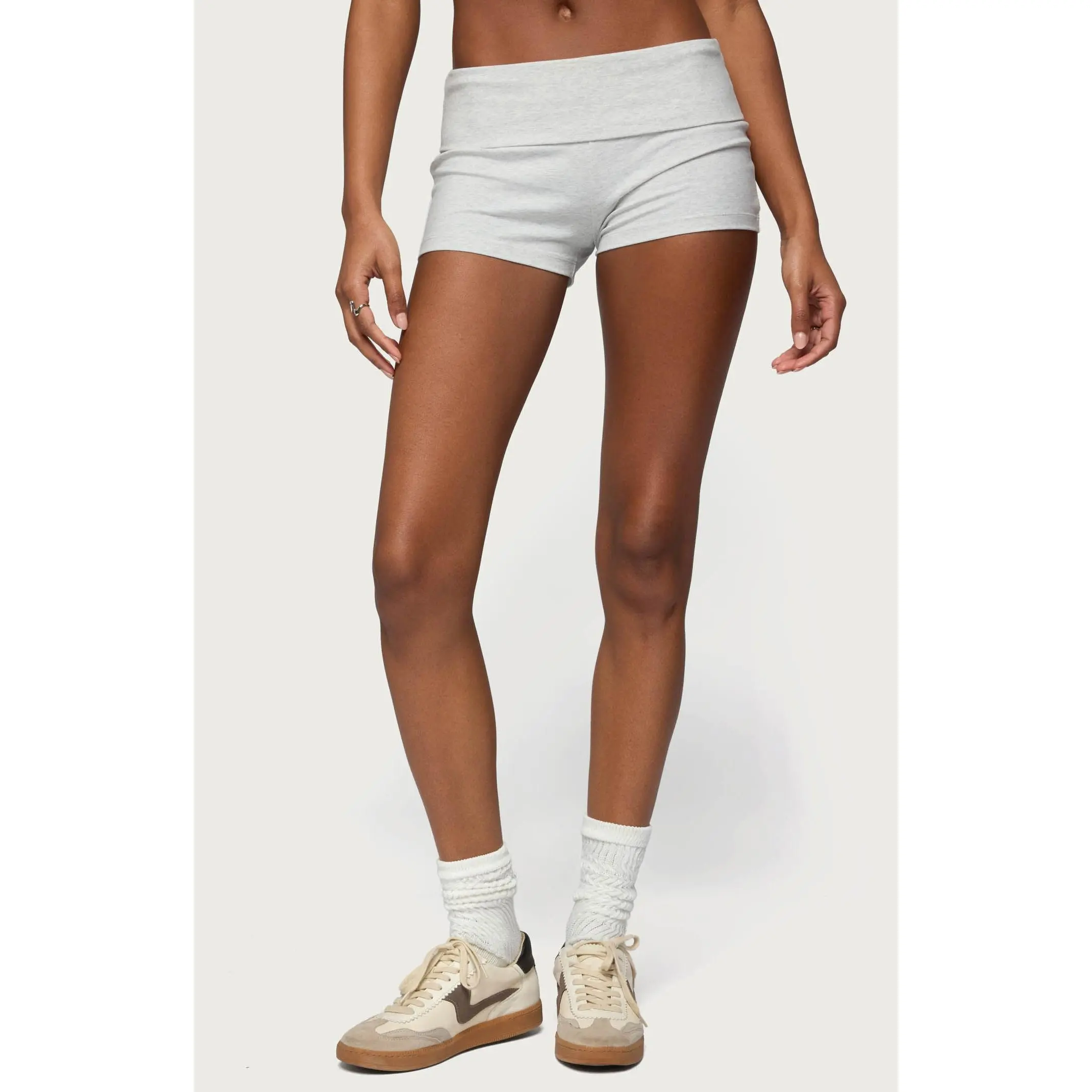 Edikted Women's Palo Foldover Shorts