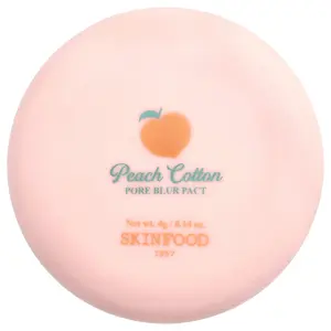 Skinfood Peach Cotton Pore Blur Pact, 0.14 oz (4 g)