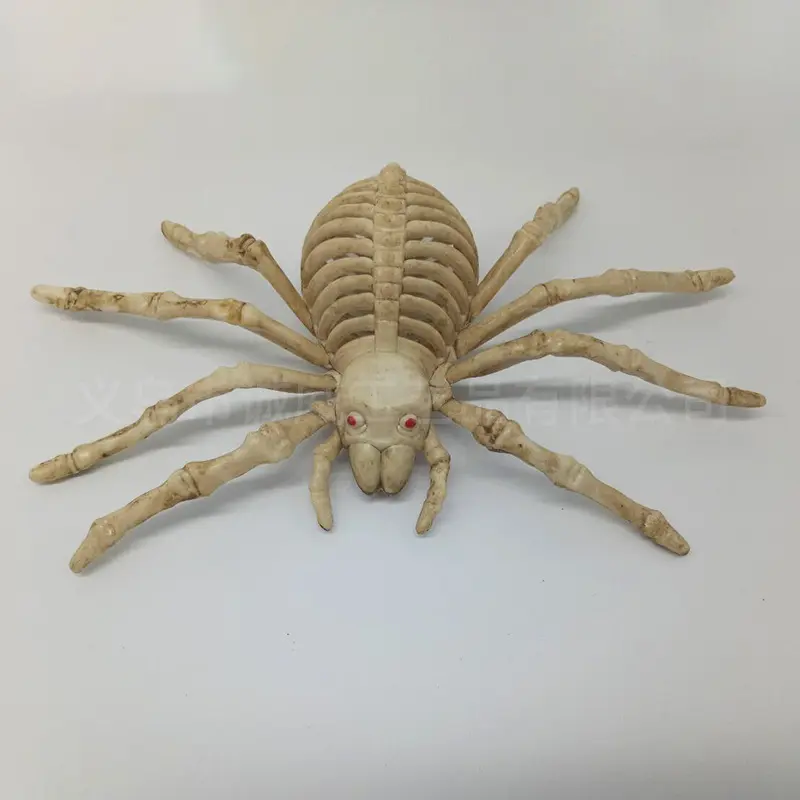 Plastic Skeleton Spider for Horror Decoration