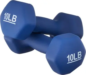 basics Neoprene Dumbbell Hand Weights for Exercise and Muscle Toning