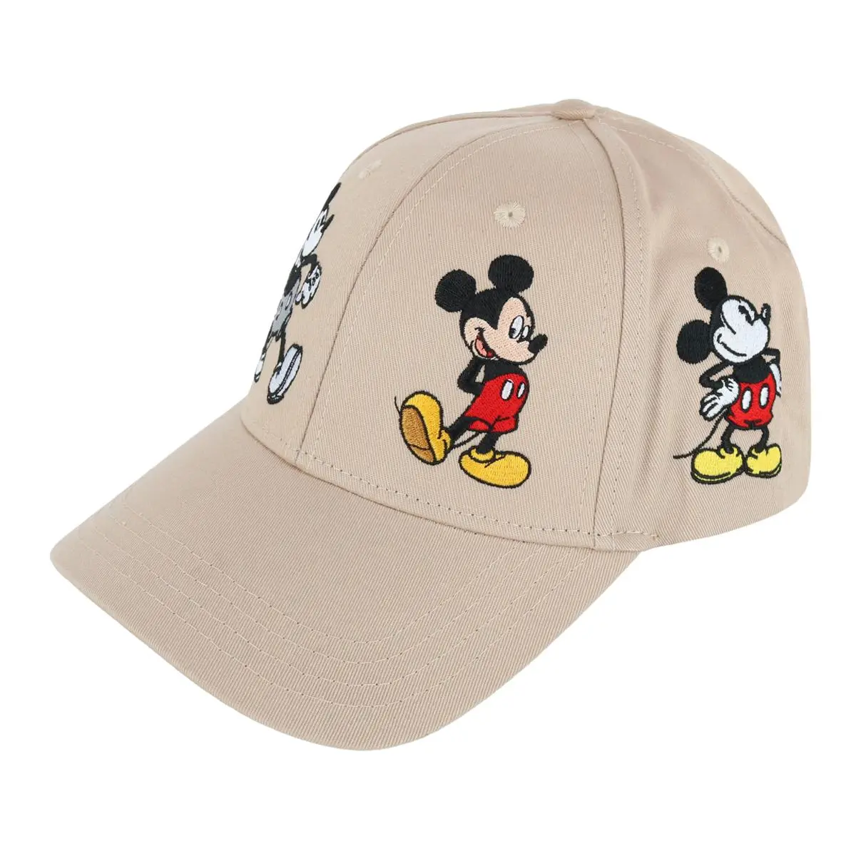 Jerry Leigh Unisex Mickey Mouse Through the Years Baseball Hat, Baseball Caps