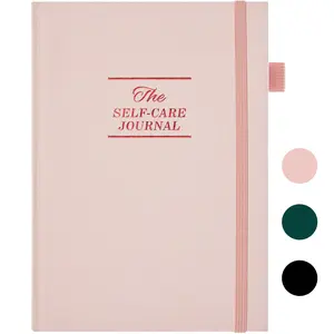Self-Care Journal, Wellness & Daily Reflection Notebook– A5 Size (Pink)