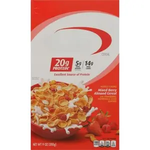 ProteinPacked Breakfast/Snack  Mixed Berry Almond Cereal (2 x 9 Oz)