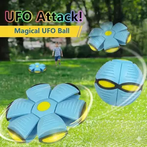 Flat Ball Toy, Magic UFO Ball Flying Saucer, Deformable Pop Up Ball Outdoor Games Toy for Kids & Family #TikTokMadeMeBuyIt