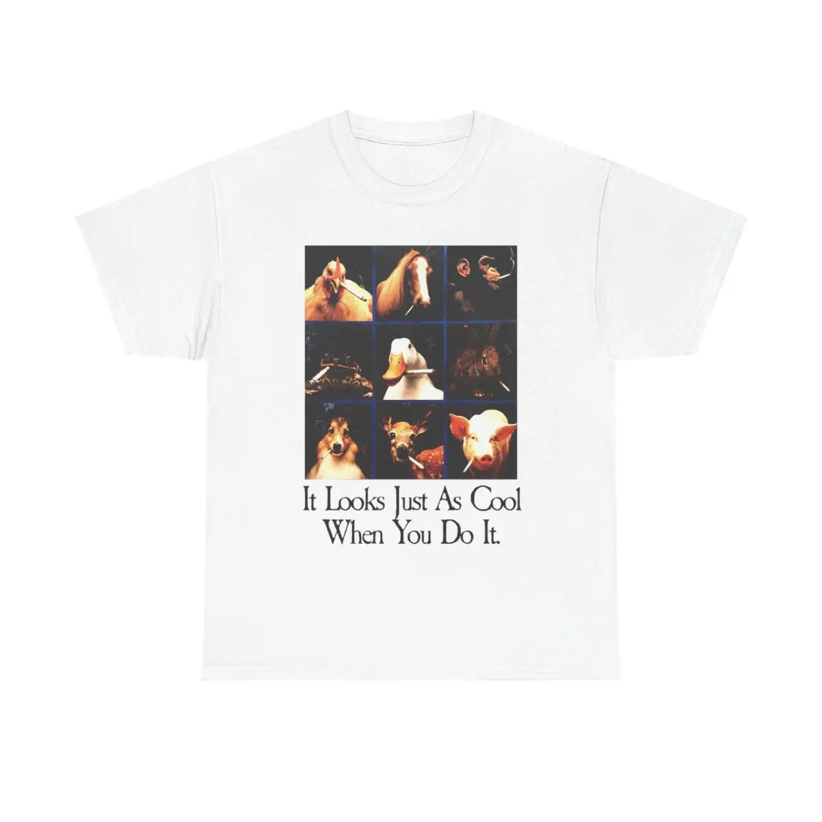 It Looks Just As Cool When You Do It Unisex Heavy Top Tshirt