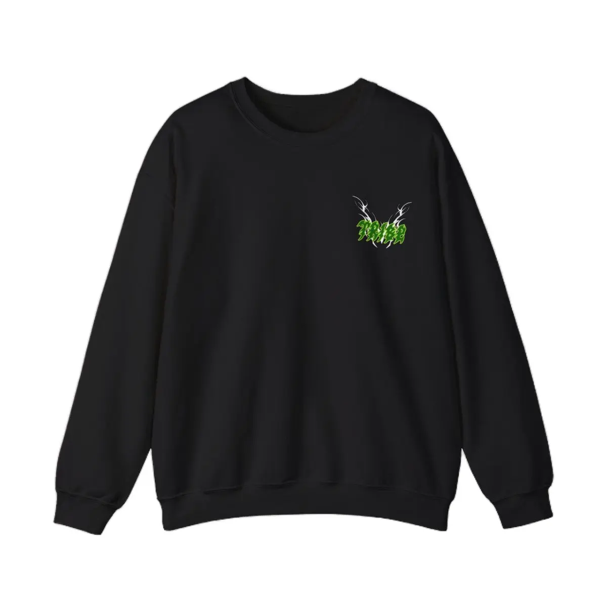 ONE TRIBE Streetwear Sweater Sweatshirt Black Crewneck Pullover Long Sleeve Tops by Jahsue