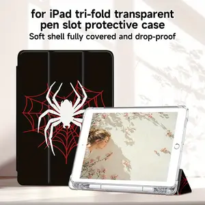 for iPad 10.2 Case, for iPad 10th Gen Case, for iPad 7/8/9th Gen Case, for iPad Air 4/5/6 Case, Pro 11.0inch Case with Built-in Pen Slot, with Sleep/Wake Function, Soft Back Shell, Full Protection Case