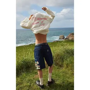 The Met Men's x Pacsun Cho and Kagero Baggy Jean Shorts