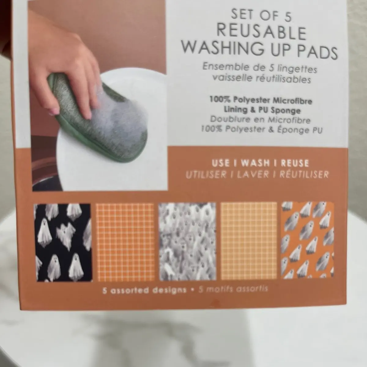 Halloween Reusable Washing Pads