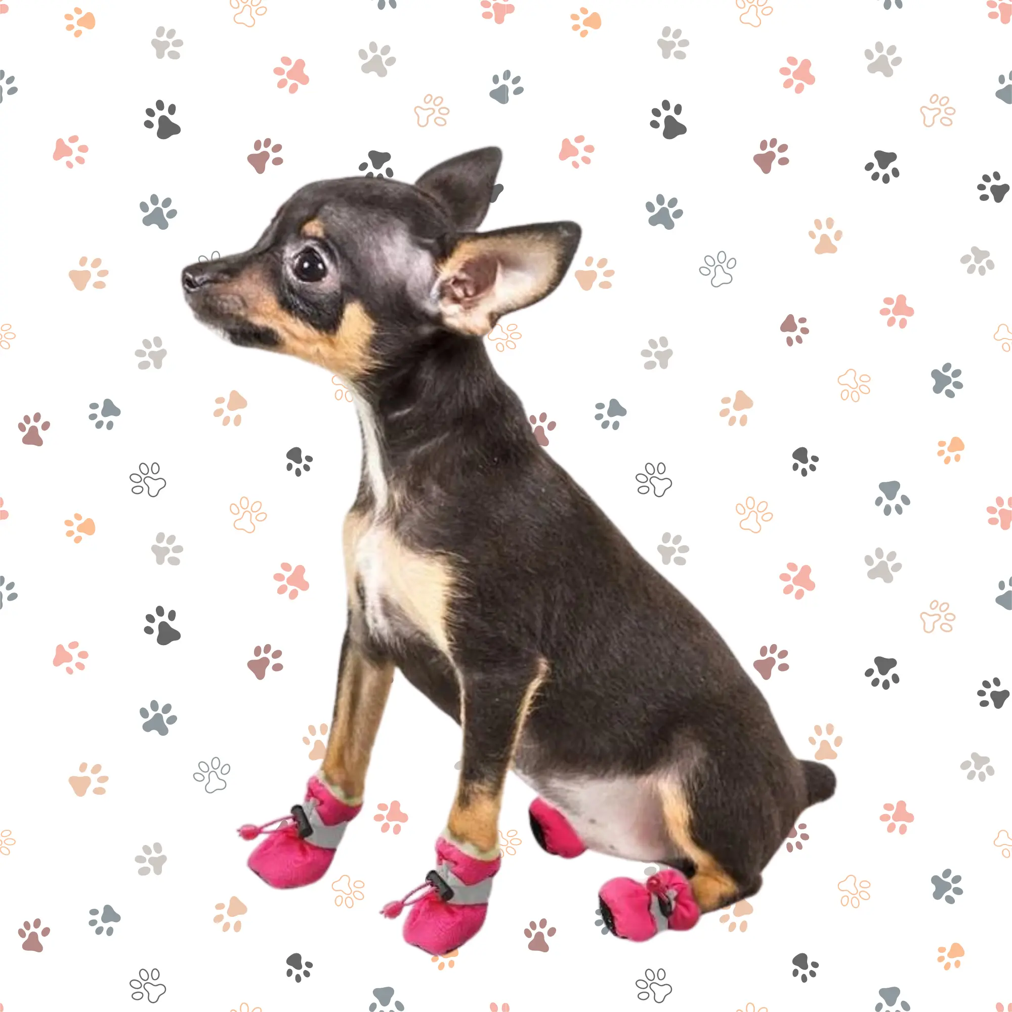 4pcs/set Pet Booties
