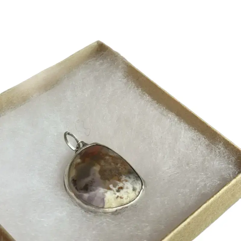 Tiffany Stone Pendant in 925 Silver (TS-PD-0001)
