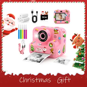 Instant Printing Camera, 16x Digital Zoom HD Digital Camera with 32GB SD Card, Perfect Birthday Gift