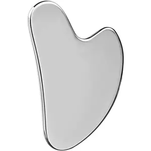 Metal Facial Gua Sha Massage Tool Stainless Steel Silver for Face Chin Jawline Sculpting Eyes Neck Body Tighten Skin Massage Care Gifts