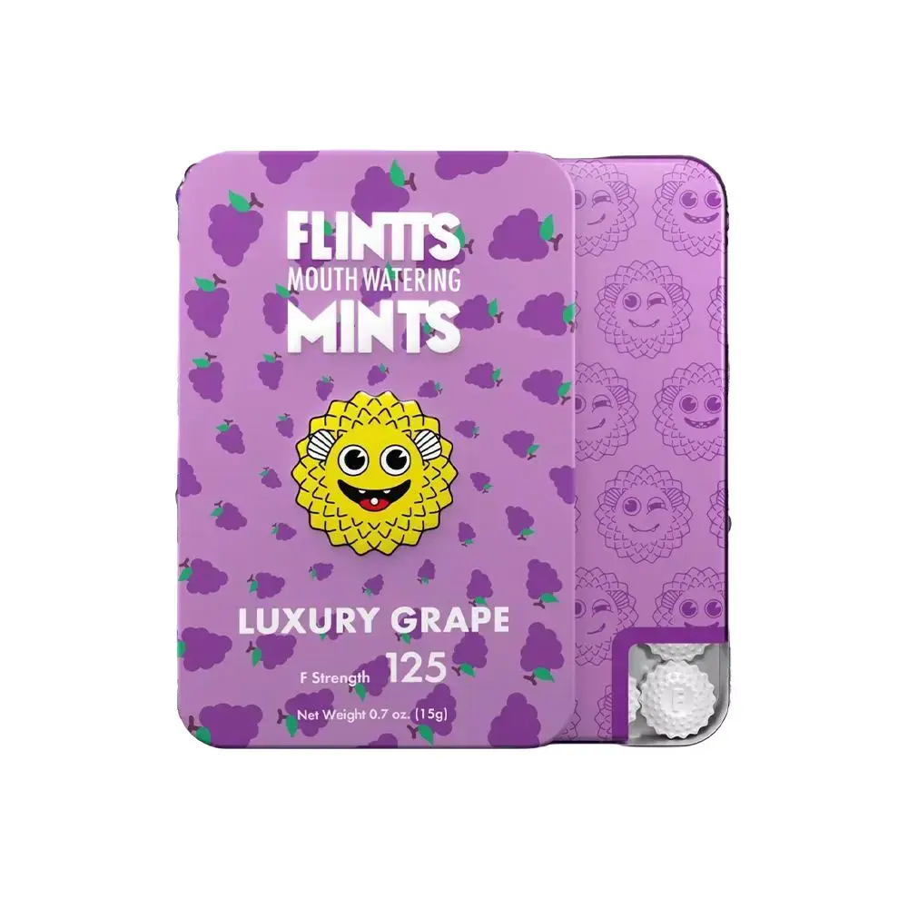 NEW 2025 (PICK YOUR FLAVOR) Flintts Mouth Watering Mints - Grape