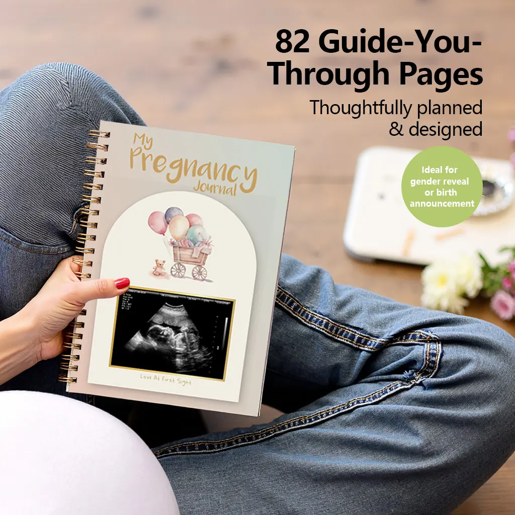 82pages Pregnancy Journal Memory Book, Maternity Pregnancy Announcement, Thoughtfully Pregnancy Book for Gift, Pregnancy Journals for New Moms, Pregnancy Memories, Pregnancy Guide, Pregnancy Milestones, Third Trimester Milestone Tracker, Design