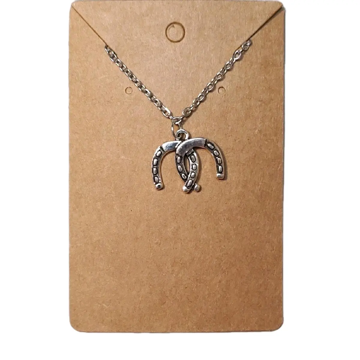 Unisex Horseshoe Chain & Link Necklace - Dainty, Minimalist, High-Quality Material, Elegant Pendant, Versatile Daily Fashion Accessory (Horsehoe Style Necklaces), Dainty Necklace