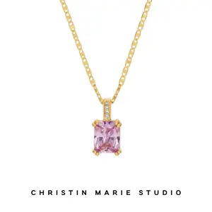 Single Gem Necklace