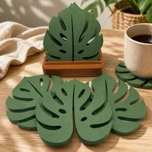 Monsters Leaf Coaster Set