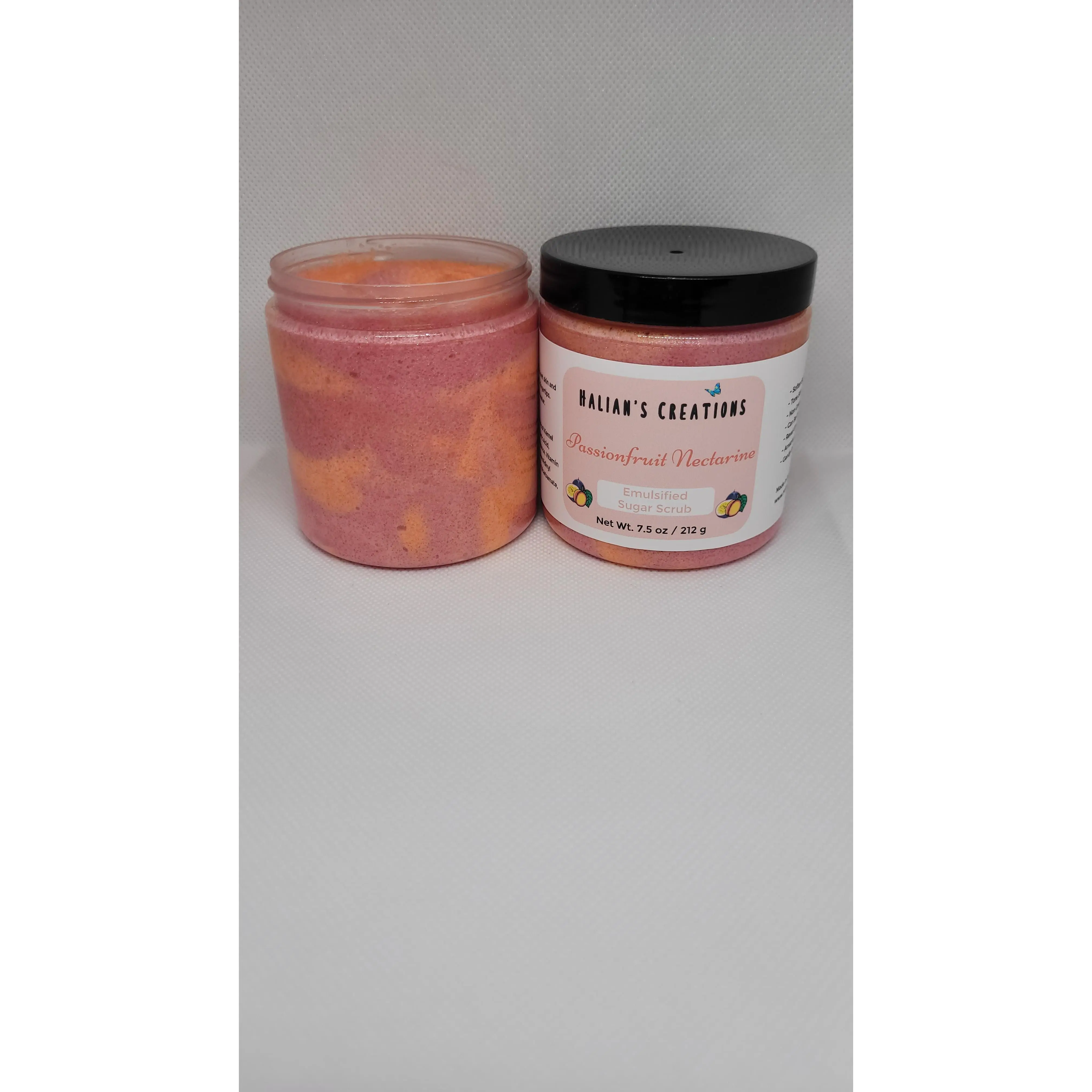 Passionfruit & Nectarine  Emulsified Sugar Scrub