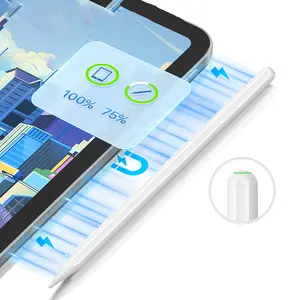 Stylus Pen for iPad with Magnetic Wireless Charging, Smart Ipencil 2nd Generation Compatible with iPad Pro 11 in 1/2/3/4, 12.9 in 3/4/5/6, Air 4/5, Mini 6