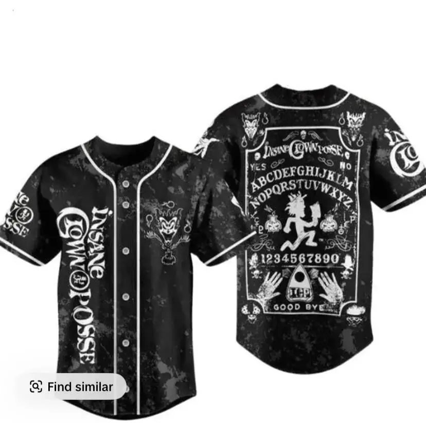 ICP Juggalo Baseball Jersey – Play the Ouija Unisex for Man, Woman