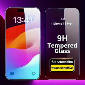 HD Tempered Glass Screen Protector for iPhone 16 Series with 9H Hardness, Bubble-Free Installation and Oleophobic Coating