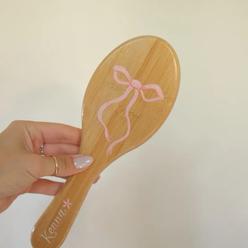 Hand-Painted Adult Hairbrush - Without Name