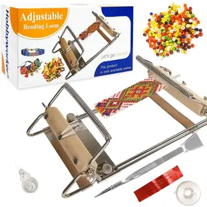 The Third Generation Beading Loom Kit with Seed Beads, Bead ,Thread, Threader and Instruction Manual,Bead Looms for Adult  Beading Supplies