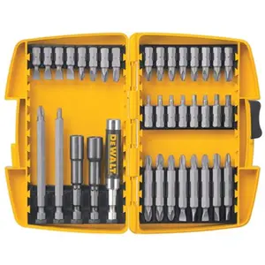 DEWALT 115-DW2163 37-Piece Screwdriving Set, Compact Design, Double-Ended Magnetic Bits, Tough Case Included