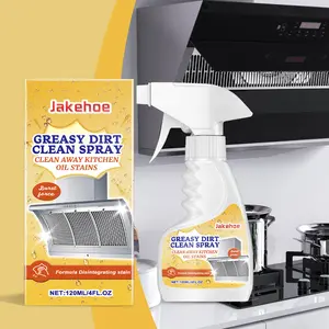 Multi-Purpose Kitchen Oil Cleaner Spray with Nozzle Remove Grease Oil Stains Heavy Duty Kitchen Cleaner for Household Cleaning