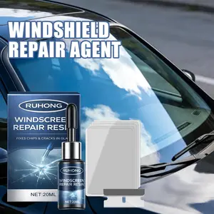 Windshield Crack Repair Fluid-UV Resistant Formula | Restores Clarity | Prevents Crack Spreading | Easy Use | Improves Night Visibility