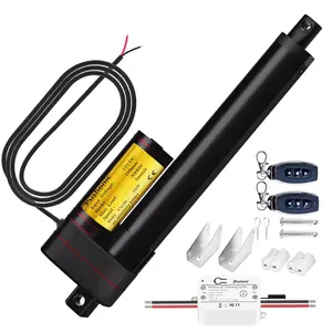 660lbs Linear Actuator 12V Stroke 0.2"/s Speed Waterproof Electric Linear Actuator Heavy Duty Motion Actuator in Car, Industrial Use With remote control (6'')