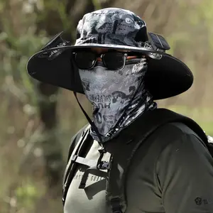 2025 New Solar Fan Outdoor Fishing Hat-Solar Sun Protection Sun Hat with Fan Solar Fan Hat Dual Power Supply Fan Outdoor Fan