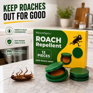 Indoor roach bait gel and trap, - 12 pieces, roach killer - home outdoor pest control dragonfly bug repellent bear spray advion cockroach