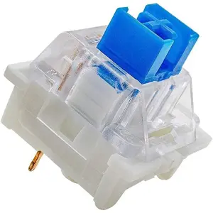 Blue Switches 32 Pack, 3-Pin Clicky Tactile 50gf  Key Switches -DIY Replaceable for Mechanical Keyboard