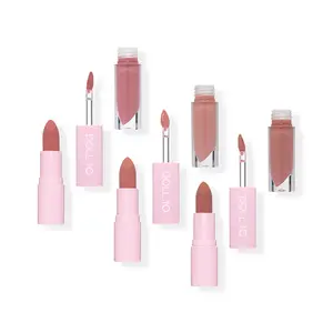 Doll 10 Beauty Everyday Neutrals Lip Wardrobe Trio, 3-Piece Makeup Set for Daily Lip Makeup