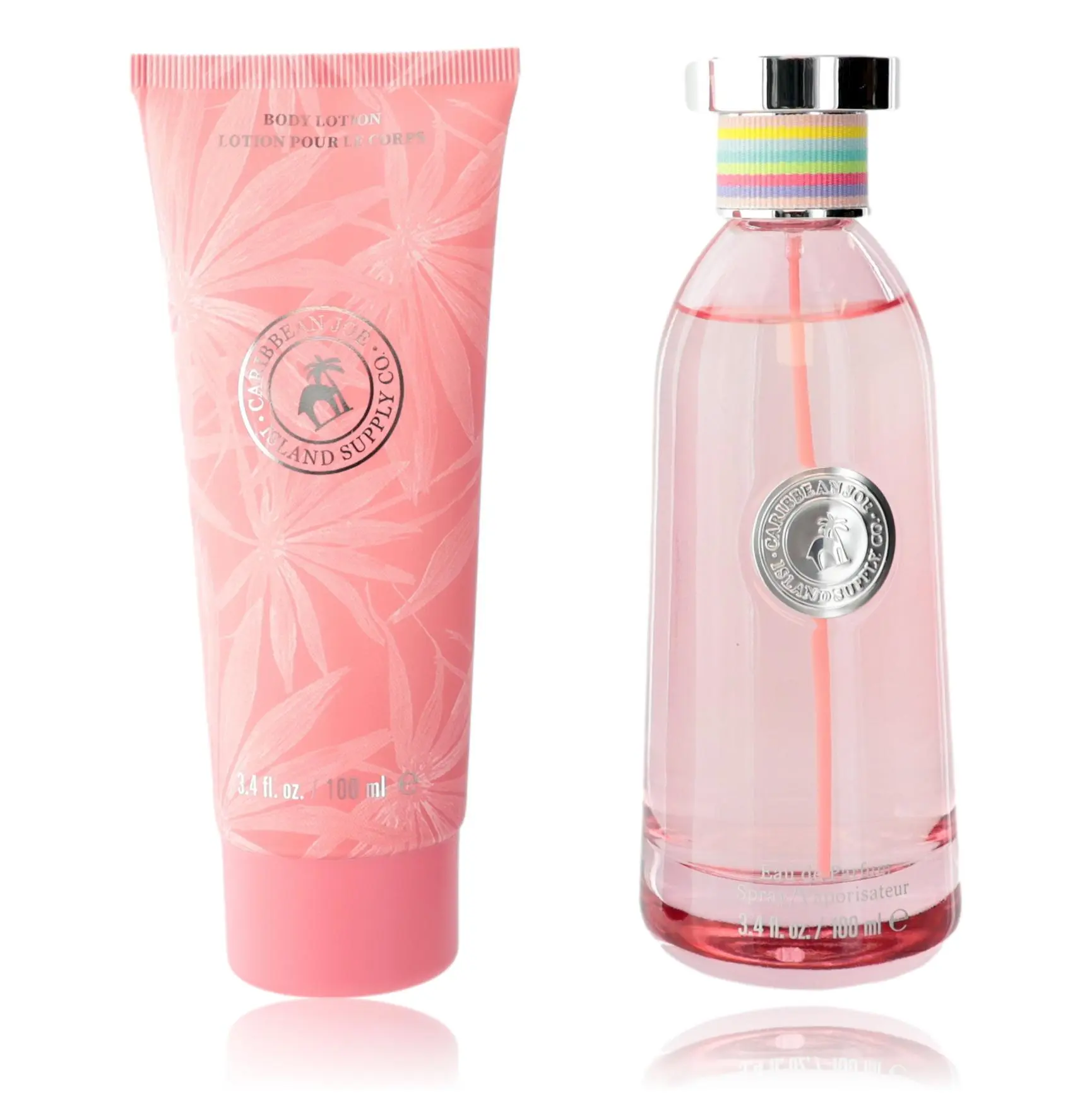 Women's Tropical Haven by Caribbean Joe 2-Piece Gift Set - 100ml Lotion & Perfume for Freshness & Calm Senses