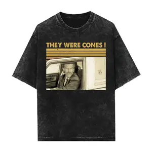 They Were Cones Vintage Humor Graphic Tee with Retro Quote Classic Meme Style Unisex Casual T Shirt