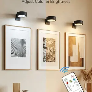 1/3/6PCS Wireless LED Wall Light Set, Magnetic Fairy Lamp, Night Light, Romantic Decorative Lighting, Indoor Lighting, Energy Saving Adjustable Long Lasting Performance, Modern Night Lights, Modern Mood Lighting