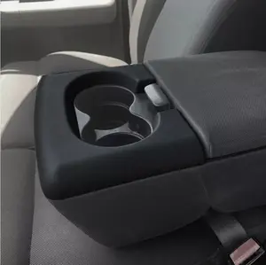 CROSSDESIGN 1pcs Center Console Cup Holder Pad Replacement Black Waterproof Durable Fit For 2004-2014 Ford F150