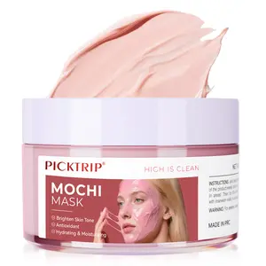 PICKTRIP Mochi Mask -  Made with High-Altitude Red Rice for Antioxidant-Rich, Brightening and Hydrating for Soft, Glowing Skin