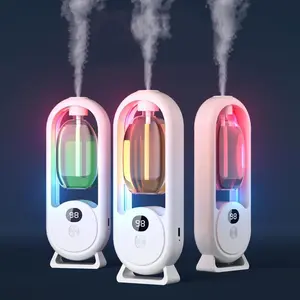 Automatic Aroma Diffuser - Automated Aromatherapy, Rechargeable, Silent Mode, Water-Based Spray Freshener for Home, Office