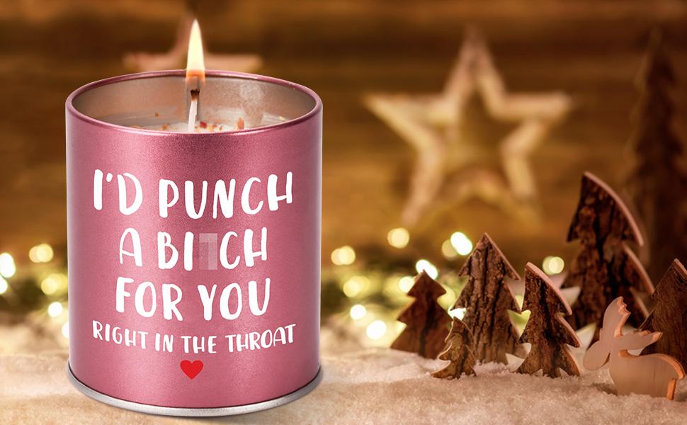 Mothers Day Gifts for Mom Women Scented Candle: Birthday Gifts Girlfriend Wife Sister Galentines Christmas Stocking Stuffers White Elephant Valentines Day for Her Anniversary Friendship Funny Gift