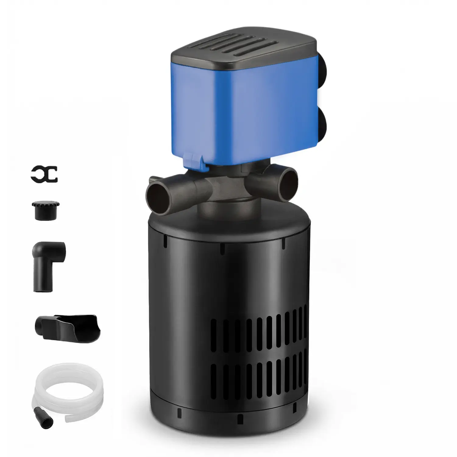 AquaDream 3-in-1 Submersible Aquarium Internal Filter Water Pump, 210 GPH, 3ft3in Lift, Quiet Efficient Oxygen Pump for Freshwater Aquariums, Aquaponics, Submersible Pump