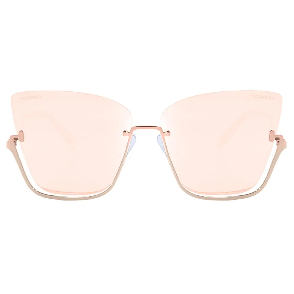 Raya Vixen - Rosegold - Cat Eye Sunglasses - Certified Shatter-Resistant Lenses - UV400 - For Women & Men