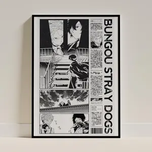 [Sale Off Up To 50%] [Unframe] Bungou Stray Dogs Anime Poster Manga Art Print