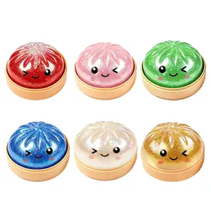 Realistic Steamed Bun Squeeze Toy – Soft Stress-Relief Ball, Gag Gift & Creative Present