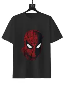 MARVEL Spider-Man: Far From Home Close Up T-Shirt - Officially Themed 100% Cotton Medium Size Tee for Fans