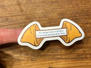 Jiu Jitsu Fortune Cookie Sticker - BJJ Vinyl Decal